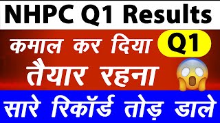 NHPC Q1 Results  NHPC Share Latest News  NHPC Share Analysis Today nhpc stockmarket [upl. by Aarika]