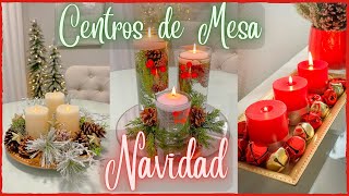 CENTROS de MESA para NAVIDAD 2023  Manualidades y Decoración Navideña [upl. by Refinne393]