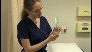 Measuring Peak Flow  Medical Assistant Skills Video 6 [upl. by Eglanteen]