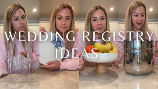 WEDDING REGISTRY IDEAS [upl. by Siana]