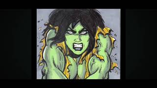 she Hulk Savage Orlgln redux TF ART HQ [upl. by Ericha]