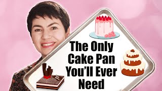 Perfectly Even Cake in a Sheet Pan  No Crust No Dome [upl. by Diane]