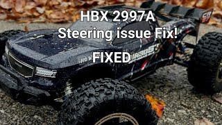 HBX 2997A Steering issue repair You need to do this to your 2997A rcracing [upl. by Ahsieket]