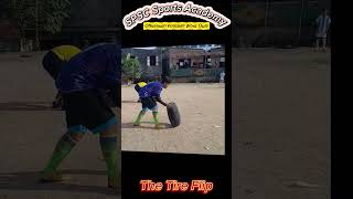 OffSeason Football Work Out  The Tire Flip football tireflip shortsfeed youtubeshorts love [upl. by Ellivro]