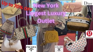 Woodbury Premium Outlet Shopping I Gucci Outlet Shopping Vlog I Dior YSL Prada Celine Fendi [upl. by Ecirtnuahs]