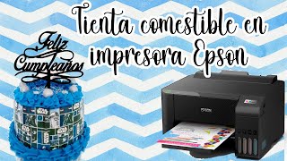 como poner tinta comestible a impresora epson  impresion comestible [upl. by Edwine]