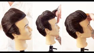 Modern Pompadour Haircut amp Hairstyle Tutorial  Perfect Mens Short Haircut [upl. by Monsour]