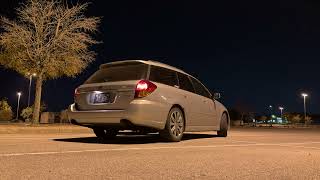 2005 Subaru Legacy GT Wagon Muffler and Resonator Delete [upl. by Nilyak]