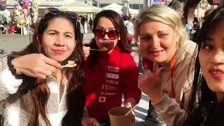 filipino in Croatia  Food Festivals in Cakovec Zagreb Croatia Flordiliza Bani [upl. by Schlenger]