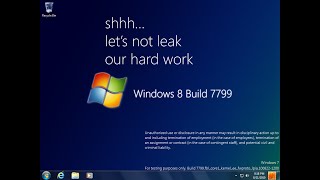 Taking a look at Windows 8 Build 7799 [upl. by Koralie]