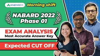 NABARD 2022 Phase 1 Morning Shift Answer key amp Analysis  NABARD Grade A 2022 Ques Paper amp Solution [upl. by Enyrhtak]