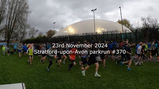 StratforduponAvon parkrun 370  November 23rd 2024 fast [upl. by Boffa]