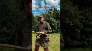 Swallowtail Arrow 🏹 medieval medievalhistory robinhood longbow [upl. by Ardnat]