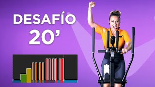 Clase completa de elíptica en 20 minutos  Lucía De Santos  Bestcycling [upl. by Hafital151]