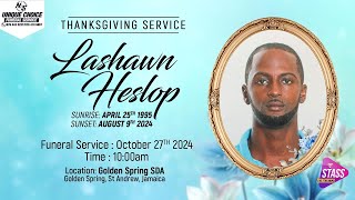 Interment for Lashawn Heslop [upl. by Chun964]