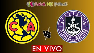 AMERICA VS MAZATLAN EN VIVO  LIGA BBVA MX FEMENIL APERTURA 2024  DONDE VER EN VIVO [upl. by Nair49]