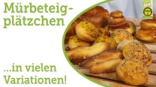 Einfach leckere MürbteigPlätzchen in vielen Variationen [upl. by Cynthea]