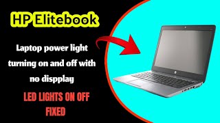 HP EliteBook 840 Laptop Lights On Off Issue  Laptop Not Turning on  Caps lock Blinking [upl. by Hayley732]