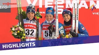 Krista Parmakoski celebrates maiden victory in Planica  Highlights [upl. by Sorazal315]