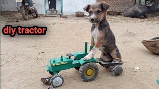 mini tractor dog Ko le Gaya hospital diy tractor tractor wala cartoon [upl. by Lotti81]