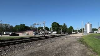 Amtrak 155 Leads Train 3 Wyanet IL 5324 [upl. by Audris385]