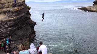 Bundoran Donegal Cliff Jumping [upl. by Nnylasor]