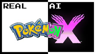 Pokémon X amp Y  Battle Trainer Battle Theme but its continued by AI [upl. by Aleemaj]