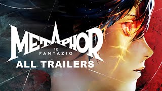 Metaphor ReFantazio All Trailers [upl. by Akiemaj410]