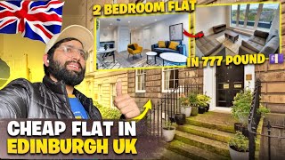 Complete process How students get a new flat on rent in Edinburgh 🇬🇧 Only 777£ 😲 Flat Shifting day [upl. by Attaynik246]