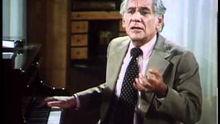 Leonard Bernstein Discusses Beethovens 4th Symphony [upl. by Llehcim]