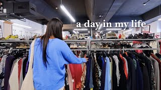 a day in my life VLOG thrifting working out reading amp more [upl. by Nicko]