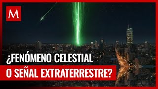 Fenómeno celestial en Querétaro ¿un meteorito o una señal extraterrestre [upl. by Oramug303]