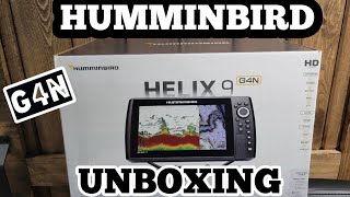 Humminbird Helix 9 Chirp GPS G4N Unboxing [upl. by Suqram976]