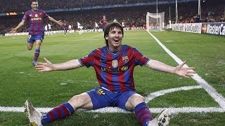 TOP 10 Mejores goles de Messi en el Barcelona  Best Goals HD [upl. by Schifra]