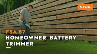 FSA 57 Battery Trimmer AK Series  STIHL [upl. by Steve]