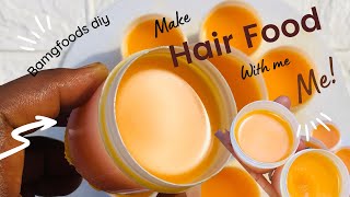 How to make Hair food  Hair cream  Effective hair cream [upl. by Samled]