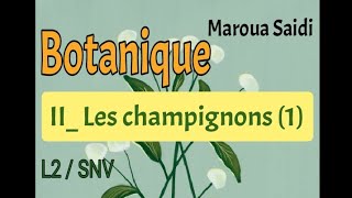 Botaniquechapitre 2 les champignons partie1 [upl. by Pentheas696]