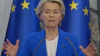 Gegen Frust auf dem Balkan Von der Leyen will EUBeitritte verwirklichen [upl. by Eisor]