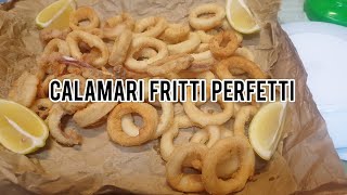 CALAMARI FRITTI PERFETTI [upl. by Aidan]