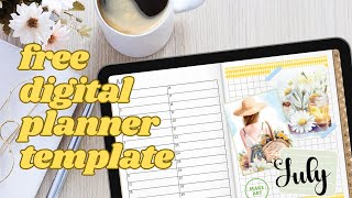 Free Digital Planner For 2024  2025 ♡ Goodnotes digital planner setup for iPad [upl. by Druci785]