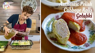 Authentic Polish Cabbage Rolls by my Grandmas Recipe  Polish Gołąbki  Cooking Polish Food [upl. by Apoor303]