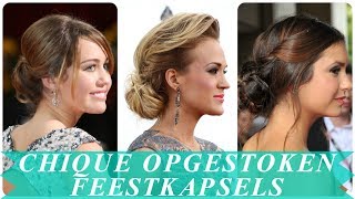 Chique opgestoken feestkapsels [upl. by Ialocin]