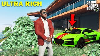 GTA 5  Franklin Found His House Is Full Of Money amp Cash  GTA 5 mods [upl. by Agle273]