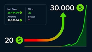 20 TO 30000 STAKE DICE STRATEGY [upl. by Sivrat]