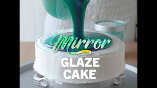 Mirror Glaze Cake Recipe  Enlightened Ice Cream [upl. by Emie51]