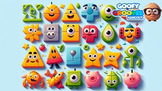 quotLearn Colors amp Shapes Interactive Sorting Song for Toddlers  Goofy Groovesquot [upl. by Anovad]