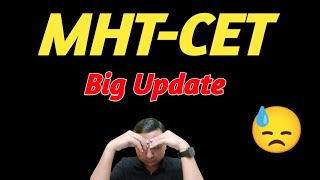 MHTCET Big Update  Digambar Mali [upl. by Kalmick]