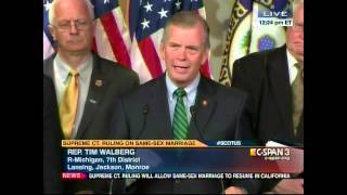 Same Old Party GOP Press Conference On Marriage Inequality [upl. by Nesrac]