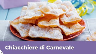 CHIACCHIERE di Carnevale Frappe bugie crostoli FRITTE E AL FORNO [upl. by Farhi919]