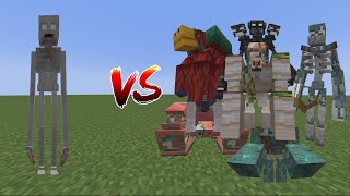 SCP 096 vs All Minecraft Boss  Minecraft Battle Mob [upl. by Alisa]